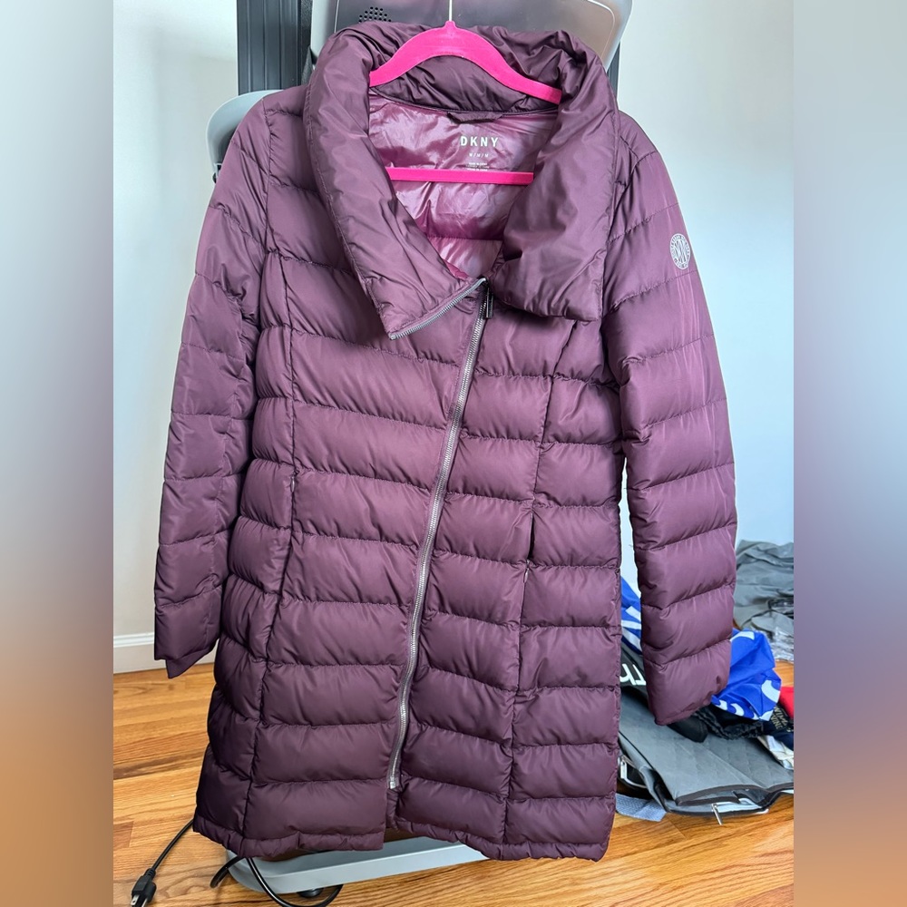 DKNY 3/4 length Puffer Coat